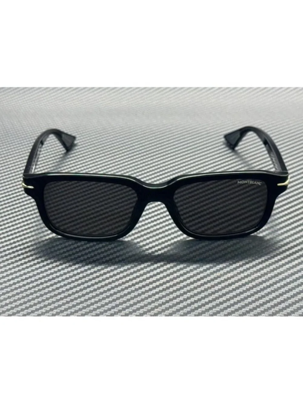New Montblanc Men Black Sunglasses 54-18-145